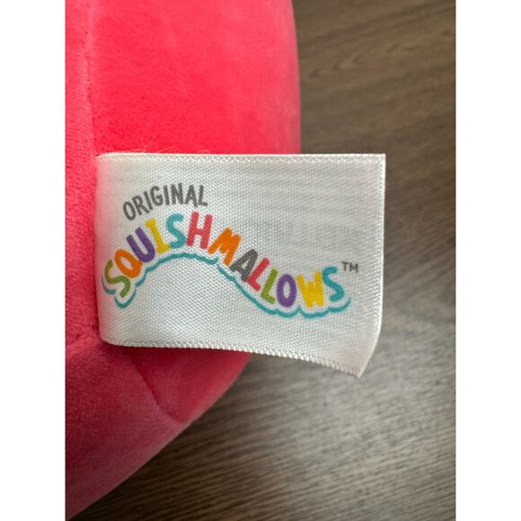 Soft Bright Pink Squishmallow 11" PAMA The Strawberry Cake Popsicle - Picture 5 of 8